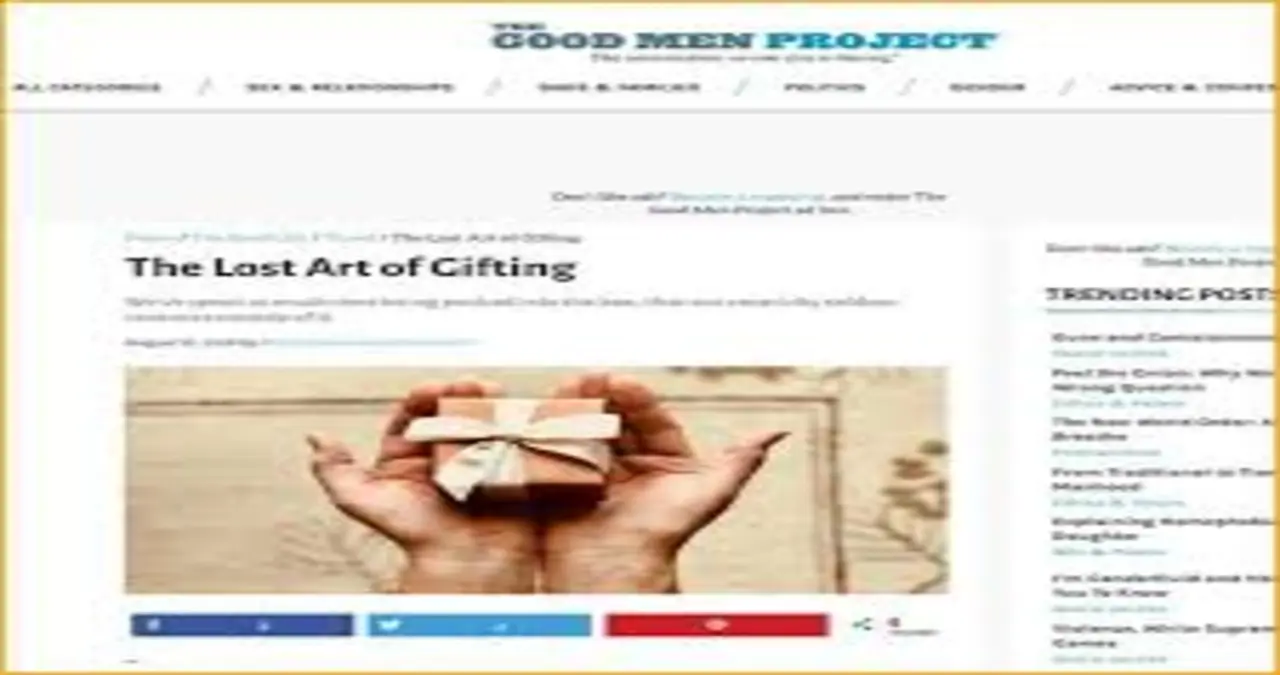 The Good Men Project: Redefining Modern Masculinity1 The Good Men Project: Redefining Modern Masculinity1
